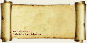 Andjelina Bzeničanin vizit kartica